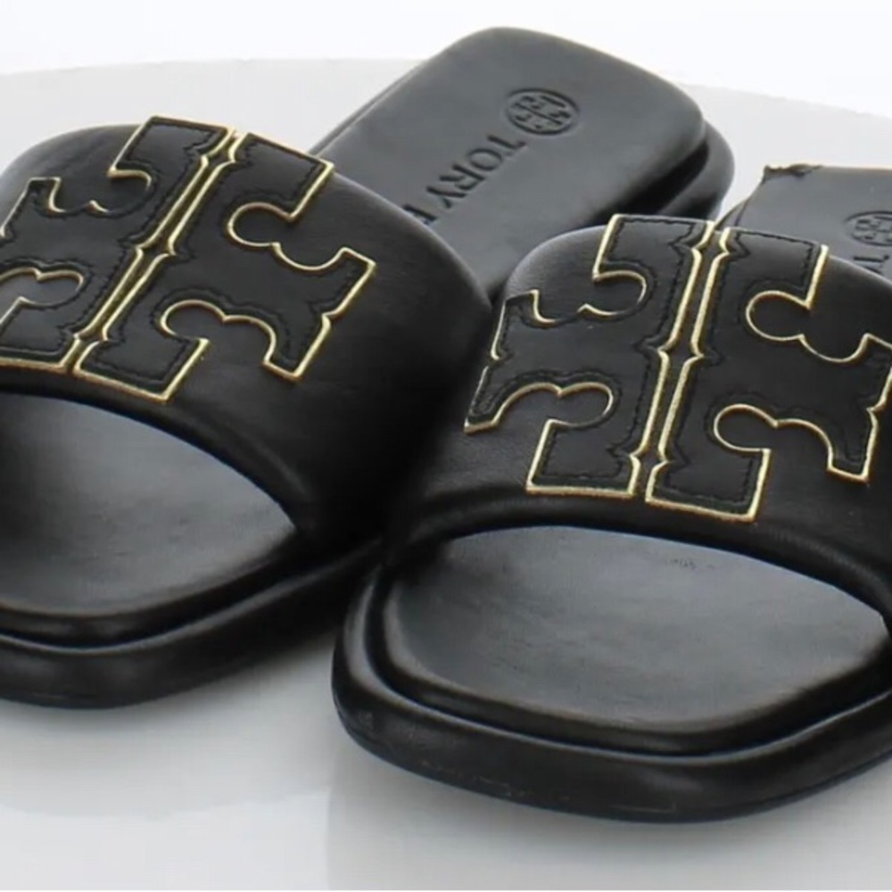Tory Burch Double T Patent Leather Sport